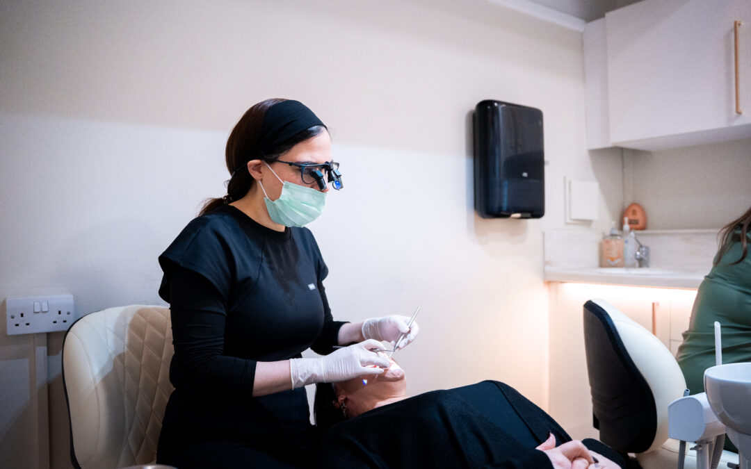 Dr Meira during treatment